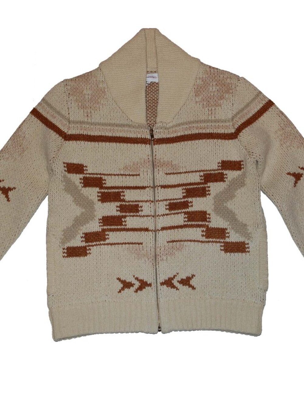 NWT Driftwood Women's Full Zip Up Aztek Southwestern Chunky Sweater Large L